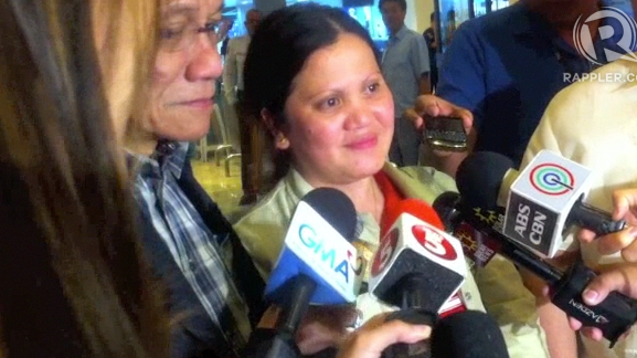 OFW HERO. Alma Bella Guiao returns to the Philippines after saving 25 OFWs in Syria.