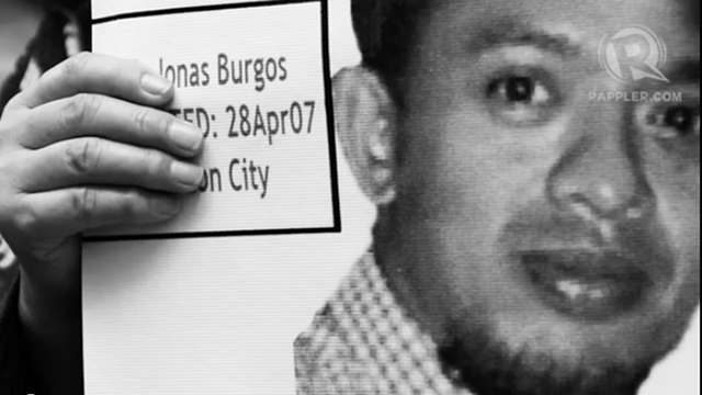 ARMY'S ACCOUNTABLE. The CA said the Armed Forces of the Philippines is accountable for Burgos's 2007 abduction.