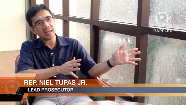 CHIEF PROSECUTOR: Iloilo Rep Niel Tupas Jr. Photo by Carmela Fonbuena/Rappler
