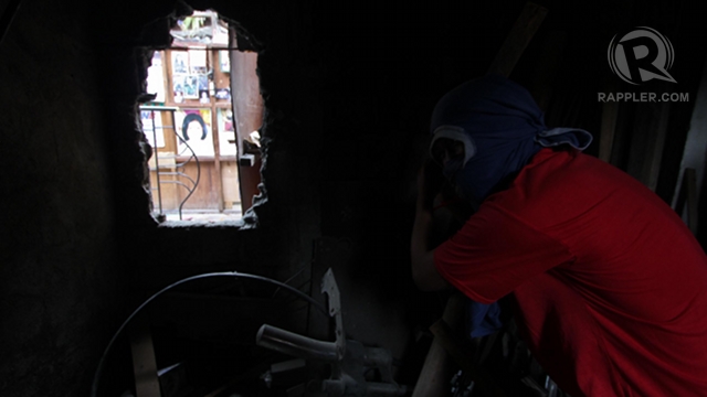 NO VIOLENCE. A court sheriff says the recent demolition wasn't violent like the 2011 demolition attempt. Photo by Karlos Manlupig