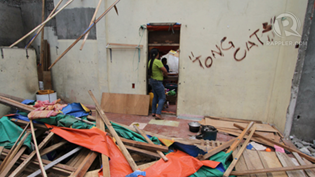 REPLACING HOUSES. In place of houses, a commercial site is expected to rise in the demolished community. Photo by Karlos Manlupig