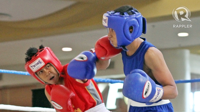 BOXING. Photo by Rappler/Kevin dela Cruz.