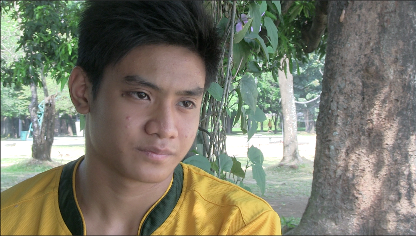 ONE GOAL AT A TIME. Team Captain Amani Aguinaldo lifted his team in the finals of the secondary boys Palarong Pambansa football tournament. David Lozada.