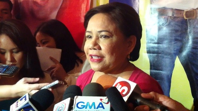 THANKFUL. Former Las Piñas Rep Cynthia Villar told reporters she is grateful for El Shaddai's endorsement. File photo by Rappler/Carmela Fonbuena