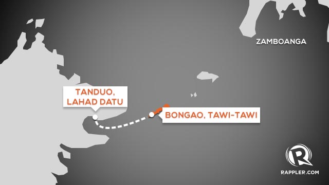 The ship hired by the DFA will fetch and ferry back the women and civilians among the group of 180 Filipinos holed out in Lahud Datu, Sabah