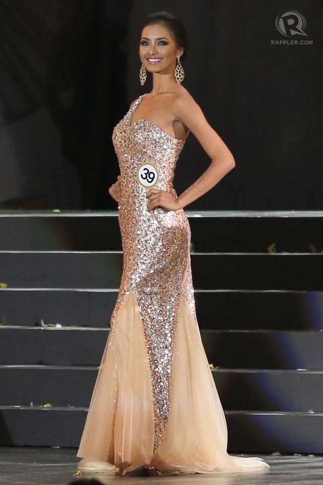 BEST IN EVENING GOWN. Mutya Datul at the Bb Pilipinas 2013 coronation night last April 14. Photo by Edric Chen 