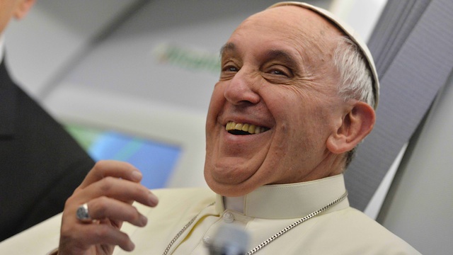 CHARISMATIC PONTIFF. Pope Francis even prays for one of his worst critics. File photo from Luca Zennaro/EPA/Pool