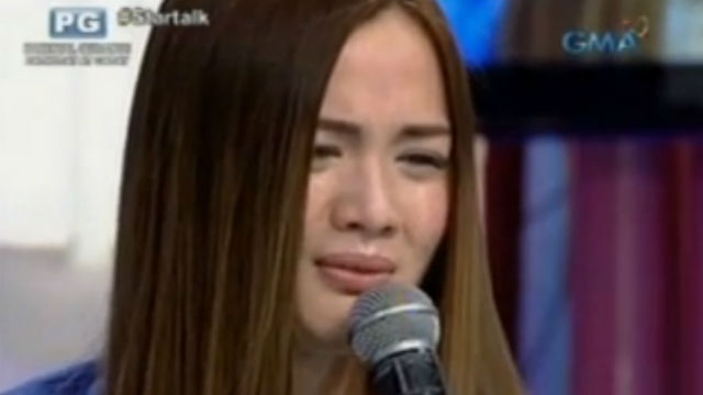 CONVICTION. Deniece Cornejo swears by her life that she is telling the truth. Screen grab from YouTube (GMA News)