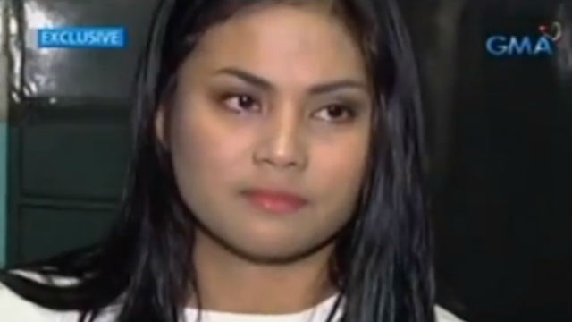 EMBATTLED. Roxanne Acosta is set to face perjury charges for her rape complaint against Vhong Navarro. Screengrab from GMA7 (Youtube)