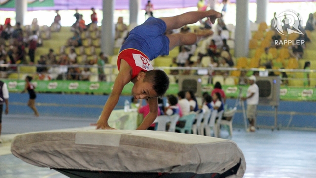 GYMNASTICS. Photo by Rappler/Kevin dela Cruz.
