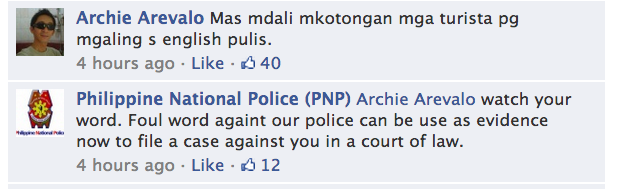 The comment that started it all. Screencap from Facebook.