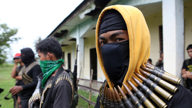 BREAKAWAY. Members of Bangsamoro Islamic Freedom Movement inside their camp in Datu Saudi, Maguindanao, on October 7, 2012. Photo by Jeoffrey Maitem