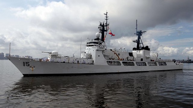 NAVY'S FASTEST. The BRP Gregorio Del Pilar joins the search operations for the missing Malaysia Airlines flight MH370 on March 8, 2014. Photo from www.gov.ph