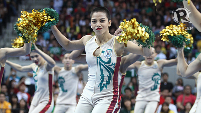 WOW FACTOR. The UP Pep Squad has wowed huge audiences in each of their routines. File photo by Rappler/Josh Albelda.