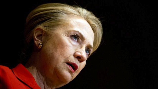 Former US Secretary of State Hillary Clinton. File photo by Brendan Smialowski/AFP