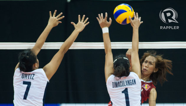 VINTAGE VENUS. Bernal torched Petron in their first matchup. Photo by Rappler/Roy Secretario.