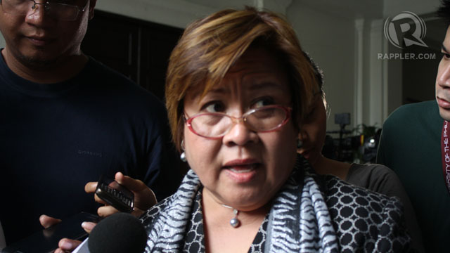 HOLD ON. Department of Justice Secretary Leila de Lima says that Taiwan cannot just send investigators in the Philippines without an official request.