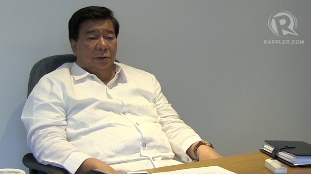 SHOO-IN. Sen Franklin Drilon is expected to be the next Senate President. Photo by Rappler