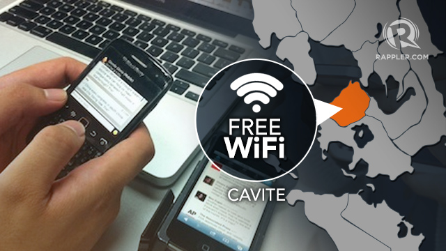 Cavite is the first province to launch free Wifi services across its vicinity.