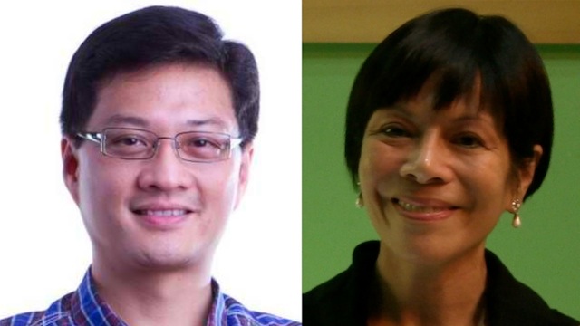 DOUBLE FLIP FLOP: Liberal Party neophytes Toby Tañada and Regina Reyes fight for their seats in the House of Representatives