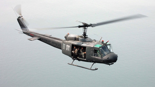 PREFERRED CHOPPER: Air Force pilots are most familiar with the Hueye. PAF photo