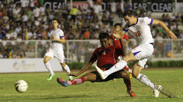 Dooley memenangkan game pertama untuk Azkals;  rekrutan baru bersinar