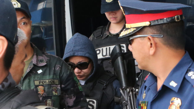 Janet Napoles found guilty of illegal detention |  Photo from PNP-PIO