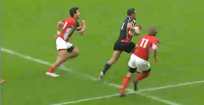 SOLE SCORER. Justin Coveney scored the Philippine's lone try in their match against Canada. March 23, 2012.
