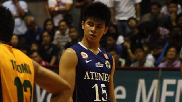 KIEFER SAVES THE DAY. Kiefer Ravena lifted Ateneo over UST in the PCCL Game 2 finals. File photo by Rappler.