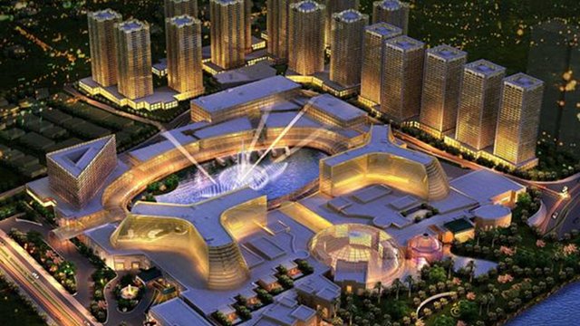 REJECTED. The awardee of this $2-billion casino-entertainment project in Manila was rejected in South Korea. This photo shows the artist's rendition of the Manila Bay Resorts