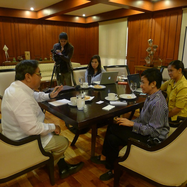 DOT CAMPAIGN Tourism Secretary Ramon Jimenez meets with Rappler.