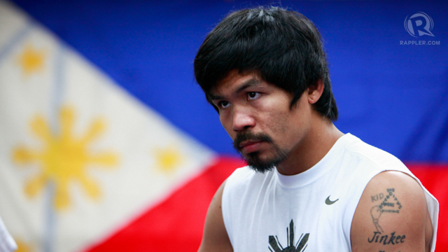 SIAP BERJUANG LAGI.  Pacquiao akan menghadapi Rios pada bulan November.  Foto oleh Rappler/John Javellana