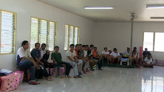 ROYAL ARMY. Suspected members of the Royal Security Force are detained at a naval facility in Tawi-Tawi. File photo by Rappler/Carmela Fonbuena