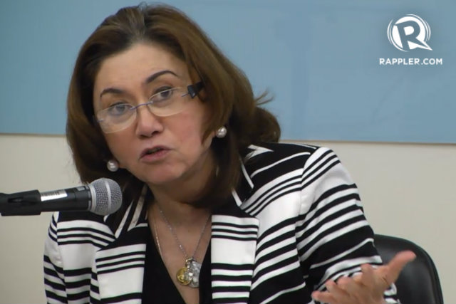 TELL-ALL. State witness Ruby Tuason denies she's covering up for anybody, and adds she's telling 'everything she knows.' File photo by Rappler