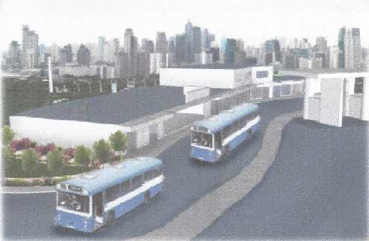 PUBLIC TRANSPORTATION HUB. A transportation and retail hub will be erected at the corner of McKinley Road and EDSA, near the existing Ayala Avenue MRT station. PUBLIC TRANSPORTATION HUB. A transportation and retail hub will be erected at the corner of McKinley Road and EDSA, near the existing Ayala Avenue MRT station.