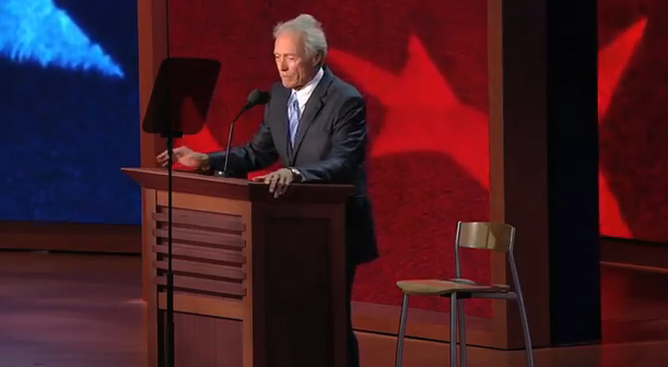 Eastwood Admits He Improvised With Empty Chair