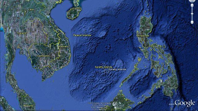 DISPUTED. This territory west of the Philippines is claimed by six countries