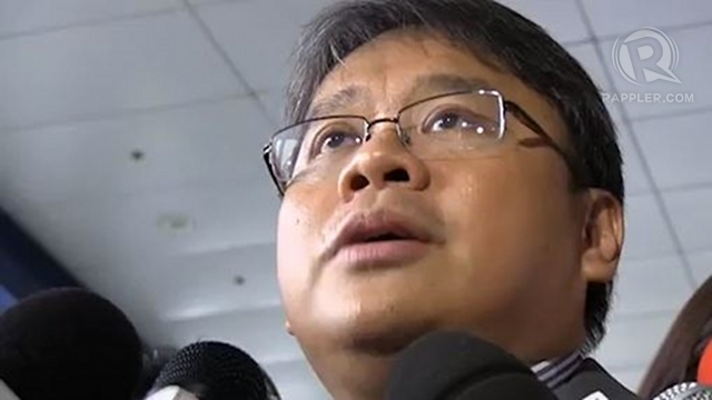LAWYER OF REYES BROTHERS. Lawyer Ferdinand Topacio in a file photo. 