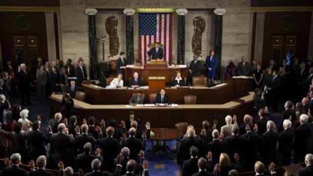 The 113th US House of Representatives during opening session at the US Capitol in Washington, DC. AFP PHOTO / Saul LOEB The 113th US House of Representatives during opening session at the US Capitol in Washington, DC. AFP PHOTO / Saul LOEB