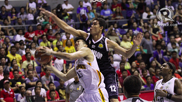 OUT OF COMMISSION? Teng might be out again vs Adamson. Photo by Rappler/Josh Albelda.