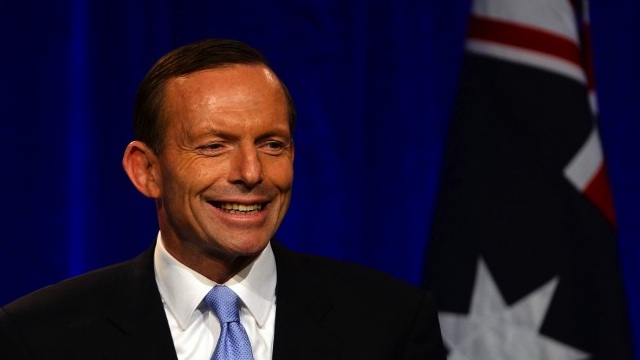 HOPE. Australian PM Tony Abbott says there's 'increasing hope' in solving the MH370 mystery. Photo by Saeed Khan/AFP