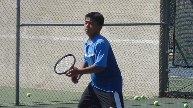 AJ Lim Jr. is just one of the Philippines' budding tennis players. Photo from Cerritos Tennis Center