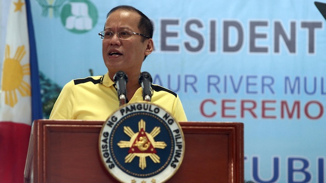 SABAH, NOT NOW. President Benigno Aquino III answers questions during a media briefing in Iloilo on Wednesday, February 21, 2013 Photo by Robert Viñas / Malacañang Photo Bureau