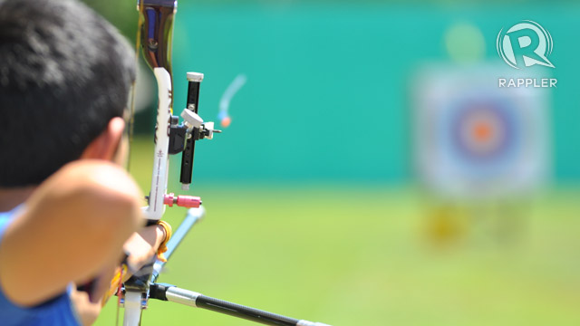 ARCHERY. Photo by Rappler/Roy Secretario.