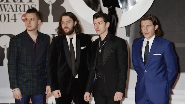 ARCTIC MONKEYS. Jamie Cook, Matt Helders, Alex Turner and Nick O'Malley. Photo by Facundo Arrizabalaga/Euroean Pressphoto Agency