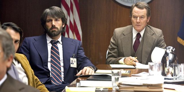 MEN OF INTELLIGENCE. Ben Affleck and Bryan Cranston act as CIA brains