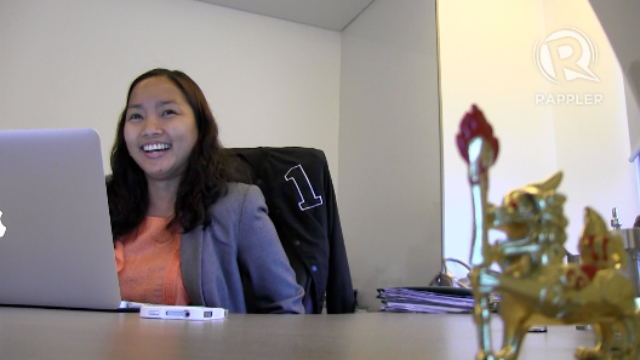 UNASSUMING POWER COUPLE. Arianne and RJ David have traded a garage for a swank office in Ortigas where employees enjoy flexible work hours, video games and even a ping-pong table. Photo by Katherine Visconti.
