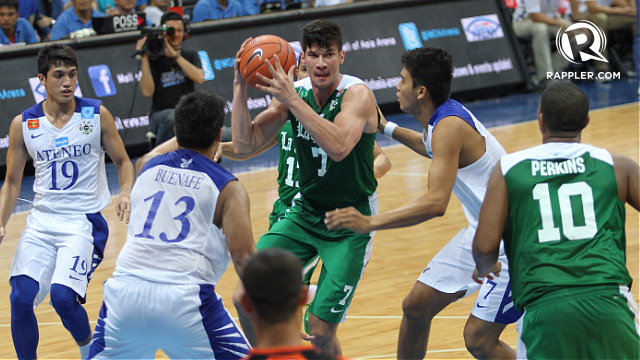 UP FRONT. Arnold Van Opstal was one of DLSU's most reliable bigs. File photo by Josh Albelda