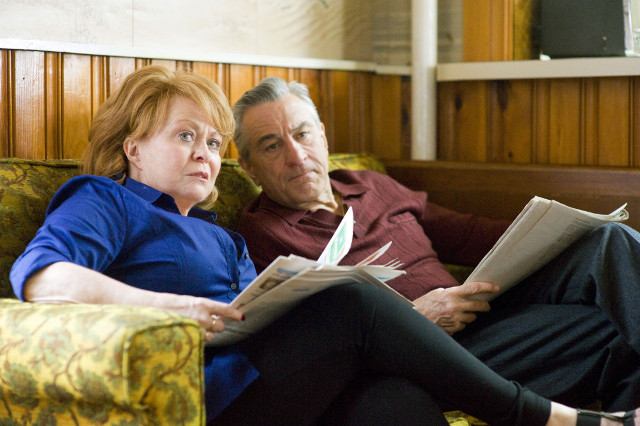 WELCOME BACK. Robert De Niro, with fellow Supporting Oscar nominee Jacki Weaver, finally gets a shot at a new Oscar, via ‘Silver Linings Playbook.’ Photo from the movie’s Facebook page