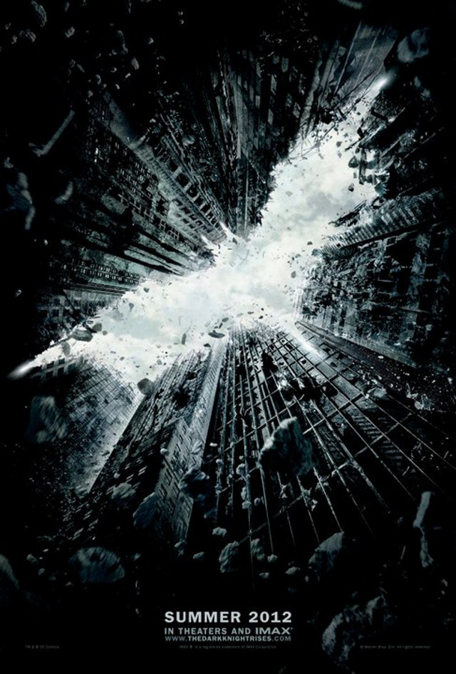 Movie poster from the 'The Dark Knight Rises' Facebook page